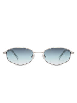 Vincent Chase - Women Oval Blue Lens Full Rim Polarized and UV Protection Sunglasses -S19671
