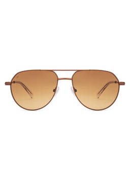 Vincent Chase - Unisex Aviator Brown Lens Full Rim Polarized and UV Protection Sunglasses -VC S19672