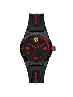 Scuderia Ferrari - Red Rev Quartz Black Round Dial Mens Watch - 0860006