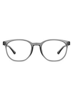 Lenskart Blu - Gold Round Small Blue Cut Anti-Glare Zero Power Computer Glasses for Men & Women