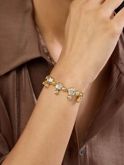 Isharya - Amalia Statement Bracelet In 18Kt Gold Plated