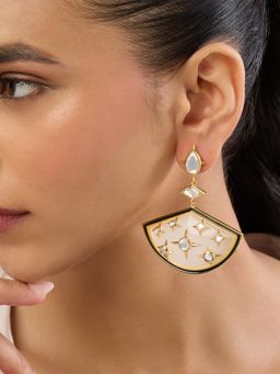 Isharya - Clara Statement Danglers In 18Kt Gold Plated
