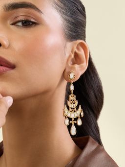 Isharya - Desejo Statement Danglers In 18Kt Gold Plated
