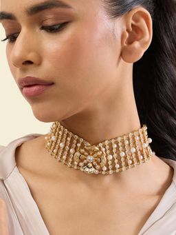 Isharya - Azores Statement Necklace In 18Kt Gold Plated
