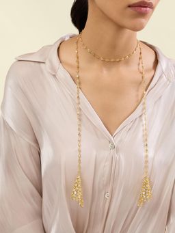 Isharya - Sesimbra Lariat In 18Kt Gold Plated