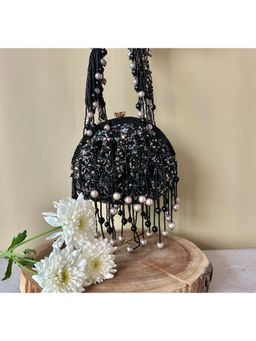 Nayaab by Sonia - Noir Sequin Enchantment Clutch