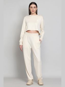 Muvazo - White Style It Up Buttermilk Joggers