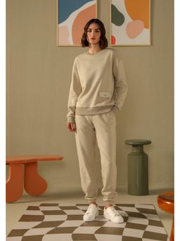 Muvazo - Beige Essence Of Warmth Beige Jogger