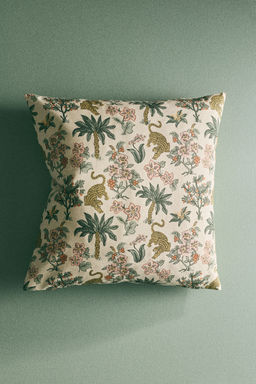 H&M - Beige Patterned Cushion Cover