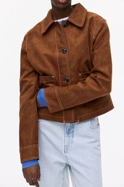 H&M - Women Beige Short Jacket