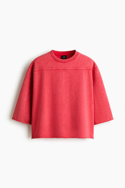 H&M - Men Red Oversized Fit Boxy T-Shirt
