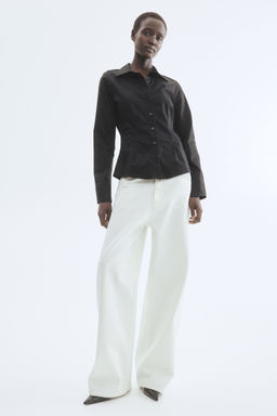 H&M - Women Black Fitted Shirt