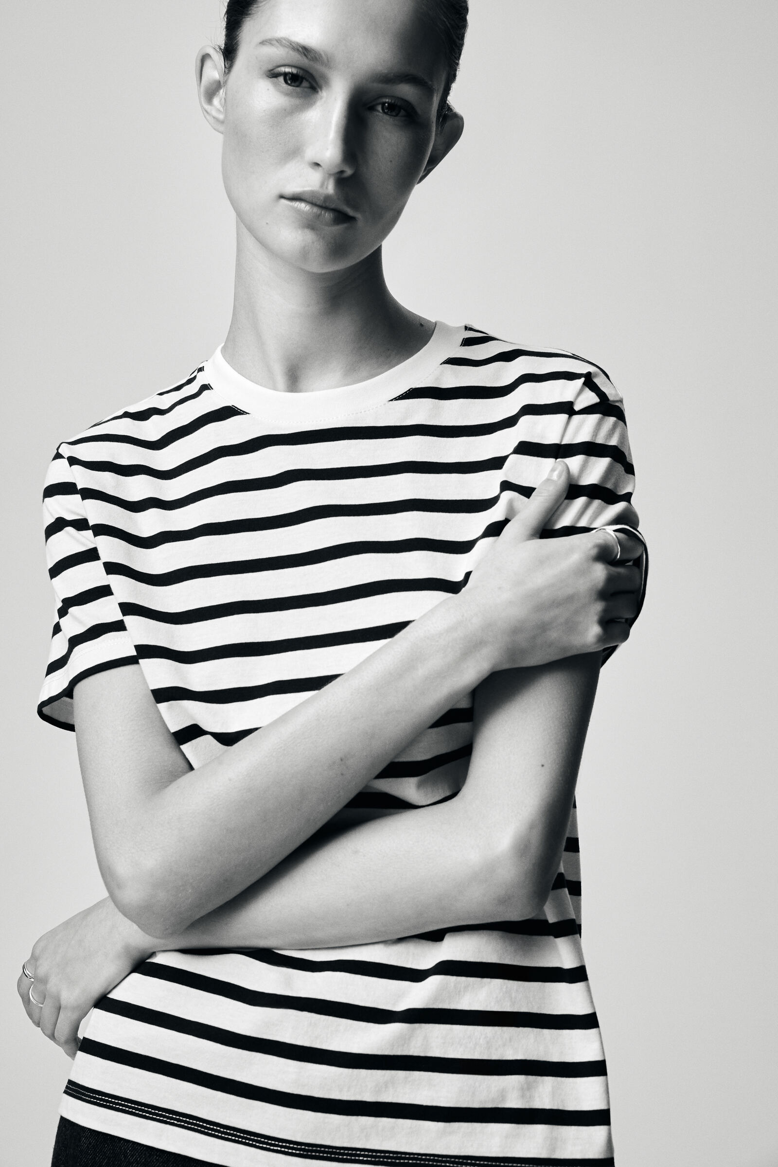 h&m Women Blue Cotton T-Shirt-picture-53