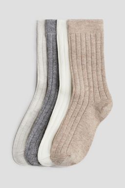 H&M - Boys 4-Pack Ribbed Socks