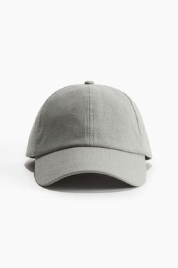 H&M - Men Green Linen-Blend Cap