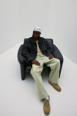 H&M - Men Brown Motif-Detail Trucker Cap