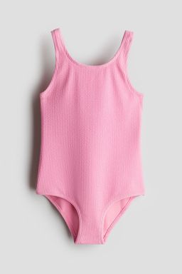 H&M - Girls Pink Textu Swimsuit