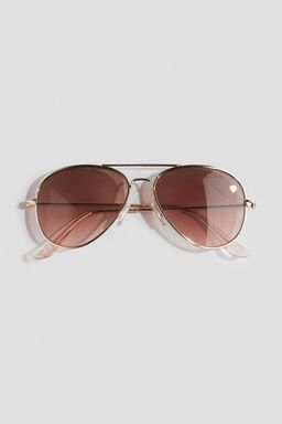 H&M - Girls Yellow Aviator-Style Sunglasses (3-7 Years)