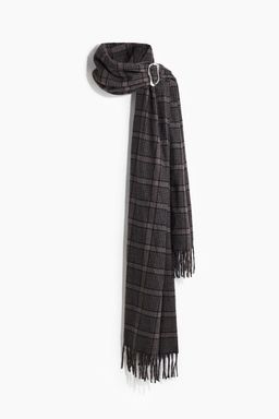 H&M - Women Beige Metal-Detail Blanket Scarf (220x60)