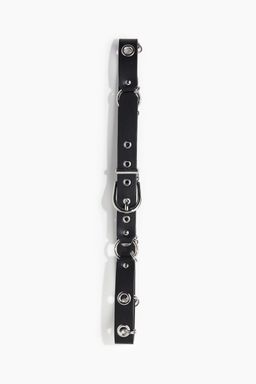 H&M - Women Black Eyelet Belt