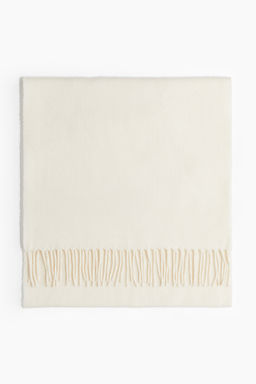 H&M - Women White Scarf (180x45)