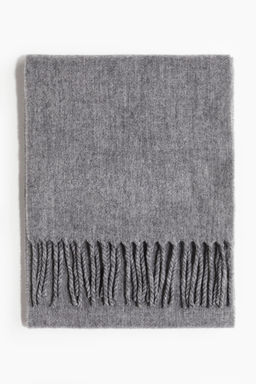 H&M - Women Grey Woven Scarf (180x25)
