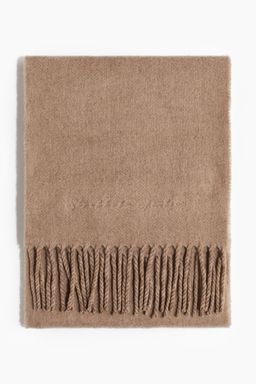 H&M - Women Beige Woven Scarf (180x25)