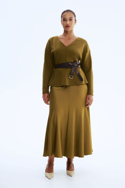 H&M - Women Brown Double-Strap Waist Belt