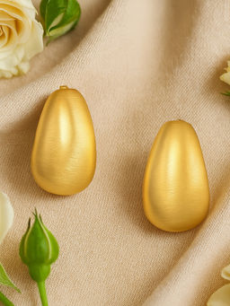 Estele - Gold Plated Stylish Semi-Luxury Demi Fine Drop Earrings