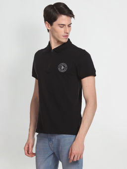 U.S. POLO ASSN. - Cotton Solid Zipper Polo Shirt
