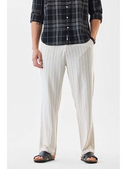 Snitch - Men Off White Stripes Trouser