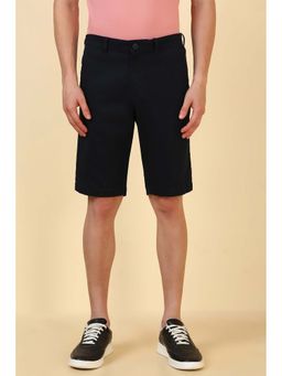 Allen Solly - Men Black Solid Shorts