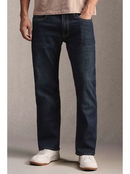 Louis Philippe - Men Navy Blue Solid Jeans