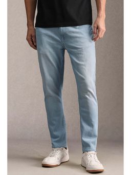 Louis Philippe - Men Blue Solid Jeans