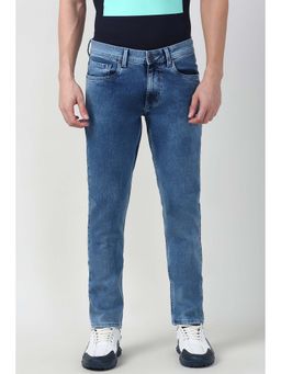 Peter England - Men Blue Solid Jeans