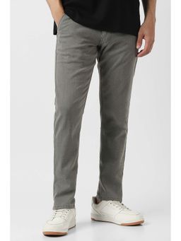 Van Heusen - Men Grey Solid Jeans