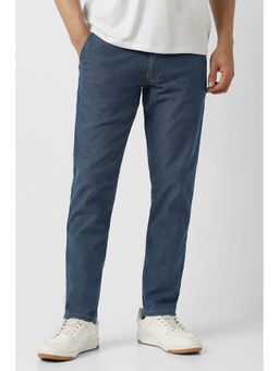 Van Heusen - Men Blue Solid Jeans