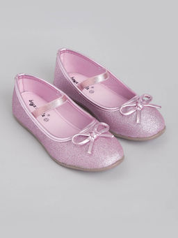Hopscotch - Glitter Embellished Ballerinas Pink