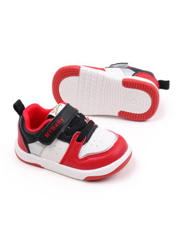 Hopscotch - Color-Blocked Sneakers Red