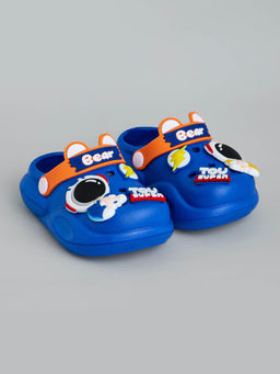 Hopscotch - Jibbitz Charms Applique Clogs Royal Blue