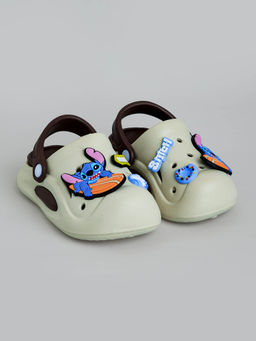 Hopscotch - Jibbitz Charms Applique Clogs Beige