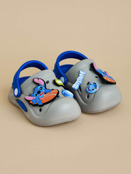 Hopscotch - Jibbitz Charms Applique Clogs Grey