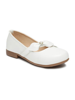Hopscotch - Pearl Charm Ballerinas White