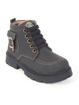 FREEPLAY - Boys Mid-Top Boots Black