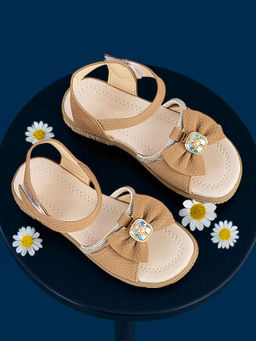 FREEPLAY - Glitter Casual Sandals Beige