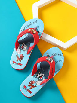 Yoho - Tom & Jerry Flipflops For Kids Aqua
