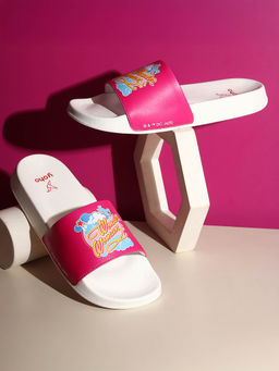 Yoho - Wonder Woman Slides For Kids Girls Pink