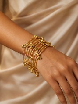 I Jewels - Traditional Ethnic Kashmiri Ghungroo Bangles (Pack of 8)