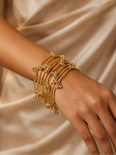 Traditional Ethnic Kashmiri Ghungroo Bangles (Pack of 8)