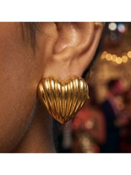 NUI - Gold Plated Stud Earrings